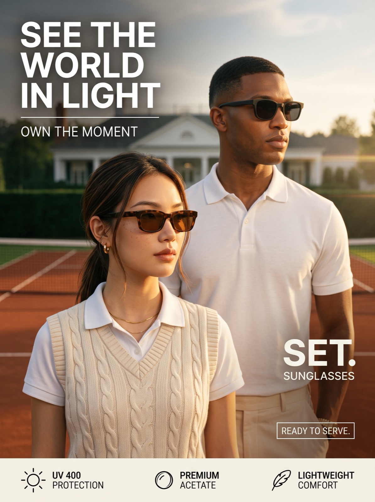 SET Sunglasses hero poster — See The World In Light